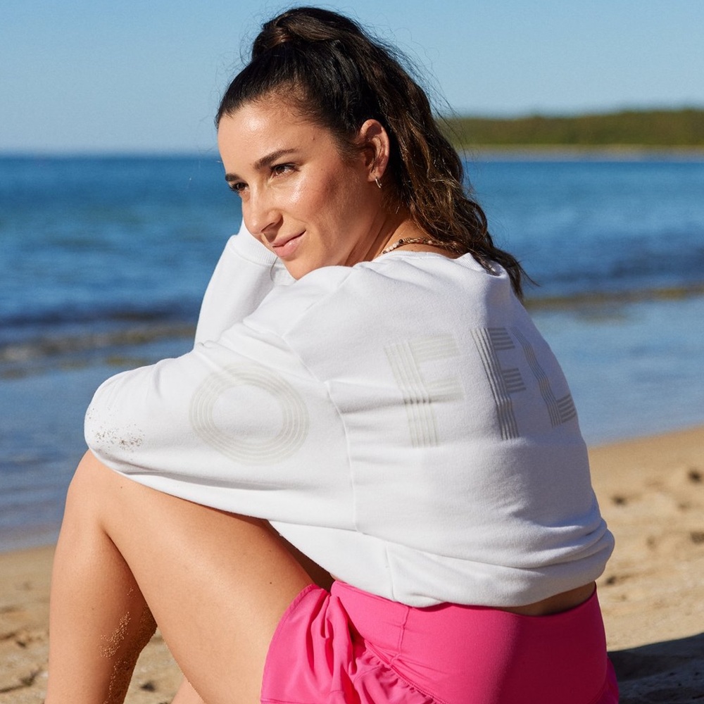 OFFLINE by Aerie Throw-Back Oversized Fleece Crew